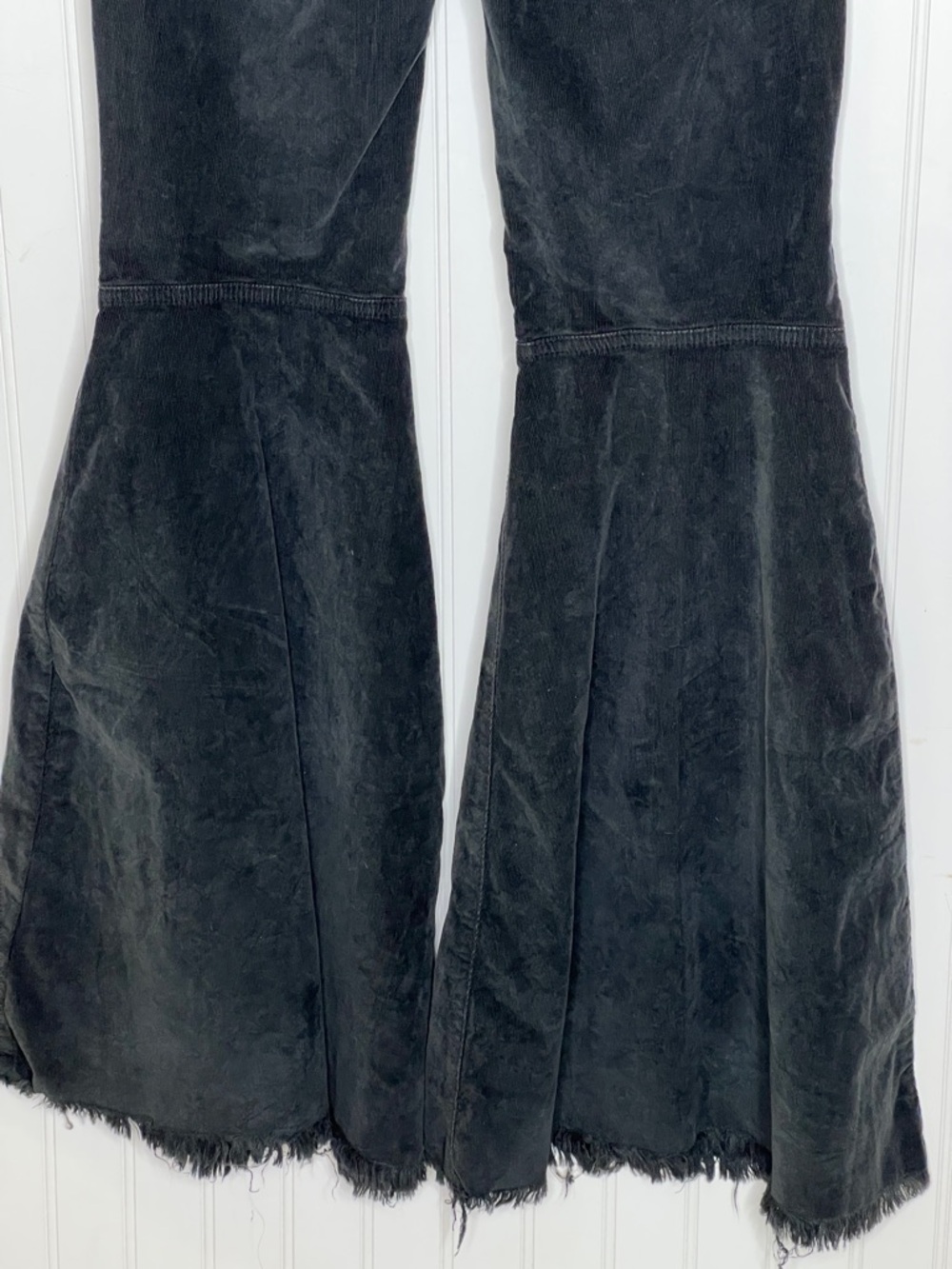 Free People Black Corduroy Flare Pants - Picture 8 of 13
